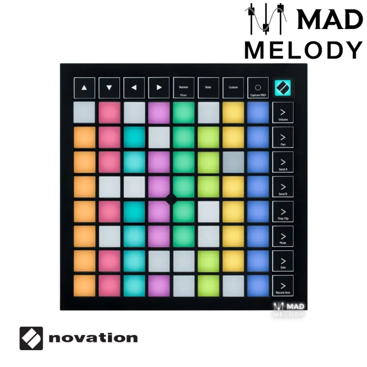 Novation Launchpad X Grid Controller for Ableton Live làm nhạc và chơi nhạc trình diễn thông qua máy tính laptop bảo hành 3 năm [bàn làm nhạc/chơi nhạc điện tử NEW]