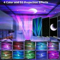 LED Galaxy Projector Star Night Light พร้อมลำโพงบลูทูธ Aurora Projector โคมไฟสำหรับห้องนอนเด็ก Home Decor ของขวัญ Nightlights