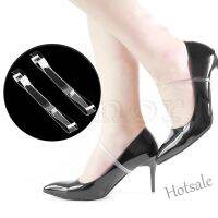 【hot sale】❉❄ D18 Anti Drop Adjustable Wear-resistant Transparent Shoe Accessories TPU Fashion High Heel Shoelaces 2Pcs Invisible