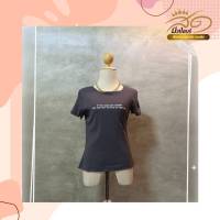 R75 Fashion เสื้อ เสื้อยืด เสื้อแขนสั้น สีเทา สกรีนลาย ไซส์ M