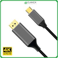 CLMXCA โปรเจคเตอร์ Thunder-Bolt 3สายข้อมูล4K Type-C ไปยัง Displayport 1.4 USB C ไปยัง DP Cable Video Cord