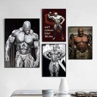 Ronnie Coleman เพาะกายภาพประกอบโปสเตอร์ | โปสเตอร์ผ้าใบและภาพพิมพ์สำหรับตกแต่งบ้าน