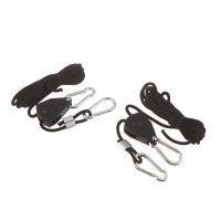 Rayua 2pcs 1/8 "adjustable Grow Light RATCHET ROPE hanger สำหรับติดตั้งไฟเติบโต