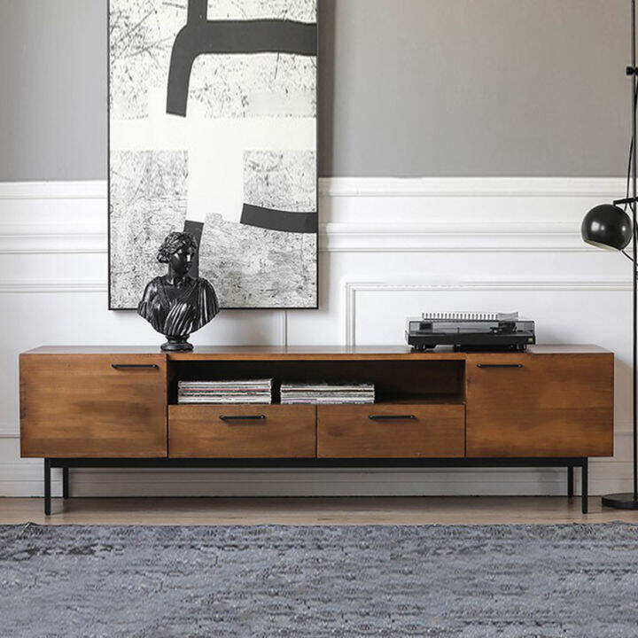 American TV solid wood industrial wind TV retro TV