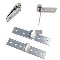 10Pcs Stainless Steel Butt Hinge For Folding Frameless Balcony Glass Window With Screws Door Hardware Locks