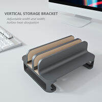 Vertical Cooling Laptop Stand Aluminum SingleDouble Desktop Holder wAdjustable Dock for Notebook HP More 10-17.3"