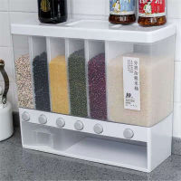 Rice Separate Bucket Grain Sealed Container Dry Food Dispenser Grain Storage Jar Kitchen Organizer Container Storage