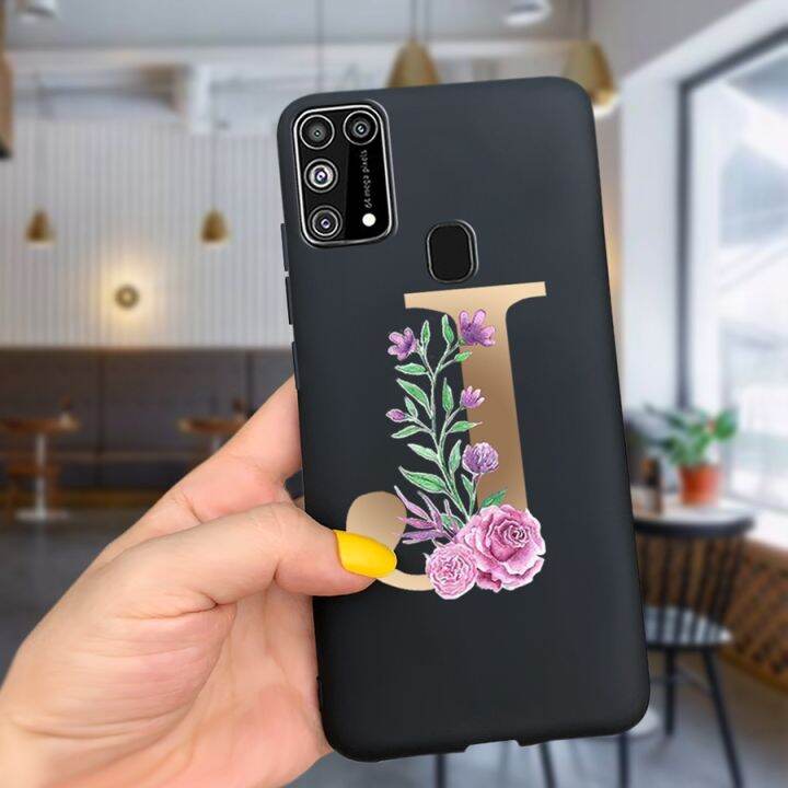 letter-case-สำหรับ-samsung-m31-6-4-soft-ซิลิโคน-tpu-ฝาหลังสำหรับ-samsung-galaxy-m31-m-31-sm-m315f-m315เคสโทรศัพท์กันชน