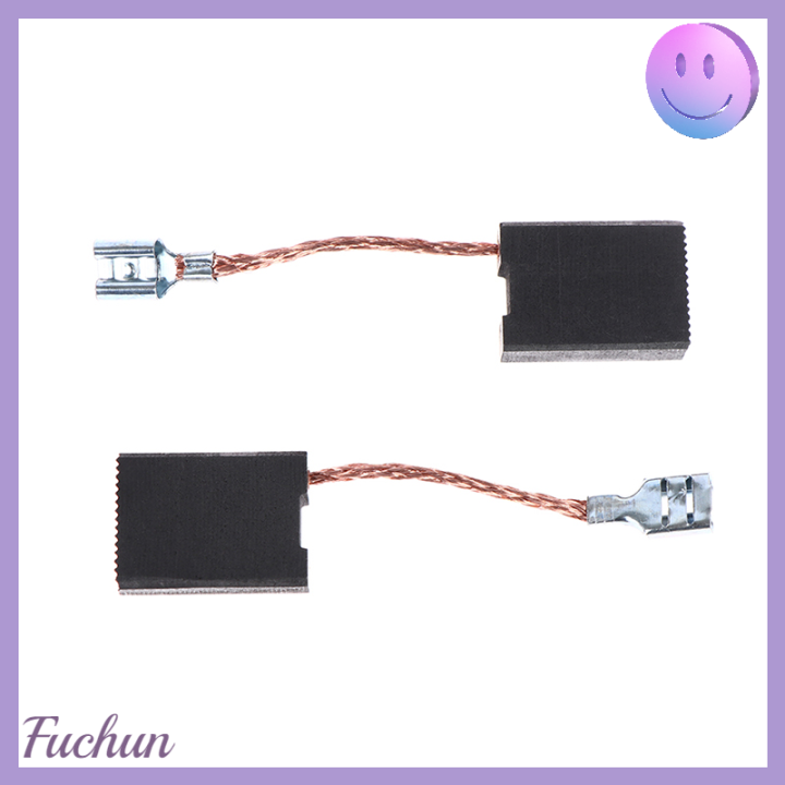 fuchun-chen-evan-เครื่องบดจำนวนมาก2ชิ้นแปรงคาร์บอนลูกหมูอะไหล่6x16x22mm