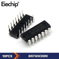 10PCS SN74HC00N 74HC00 DIP-14 Integrated circuit logic ICs Quad 2-input NAND gate New IC