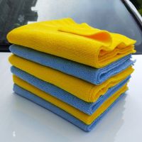 40x40cm Car Wash Towel Superfine Fiber Polishing Tools Waxed Cloth Crystal-plated Towels Car Cleaning Maintenance Accessories