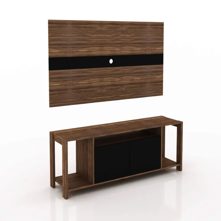 EMPTY SPACE RIV TV RACK with WALL PANEL | Lazada PH