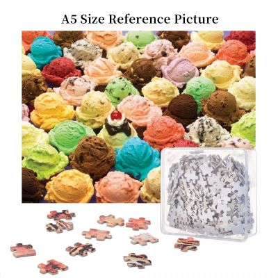 Ice Cream Wooden Jigsaw Puzzle 500 Pieces Educational Toy Painting Art Decor Decompression toys 500pcs