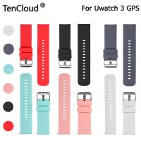 ❅ Pasek zastępczy dla Umidigi Uwatch 3 pasek GPS dla Umidigi UFit/Uwatch GT silikonowa bransoletka zegarek akcesoria szybkie dopasowanie pętli