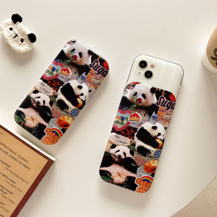 โครงสร้างที่หุ้มรีโมทคอนโทรไร้สายไอโฟนเคสสำหรับ-iphone-14-13-12-11-pro-max-โมเดลน่ารักสีสันสดใสหรูหราสง่างามแนวสตรีทวินเทจวัสดุพลาสติก