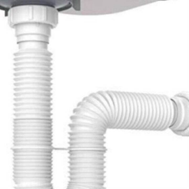 Flexible Sink Drain Pipe Tube Kitchen Basin Fitting Sewer Drainage