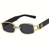 NianMiao Mens Vintage Sunglasses, Retro Rectangle Sunglasses