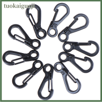 tuokaiguoji 10pcs MINI carabiner คลิป snap Spring clasp Hook พวงกุญแจเครื่องมือตั้งแคมป์