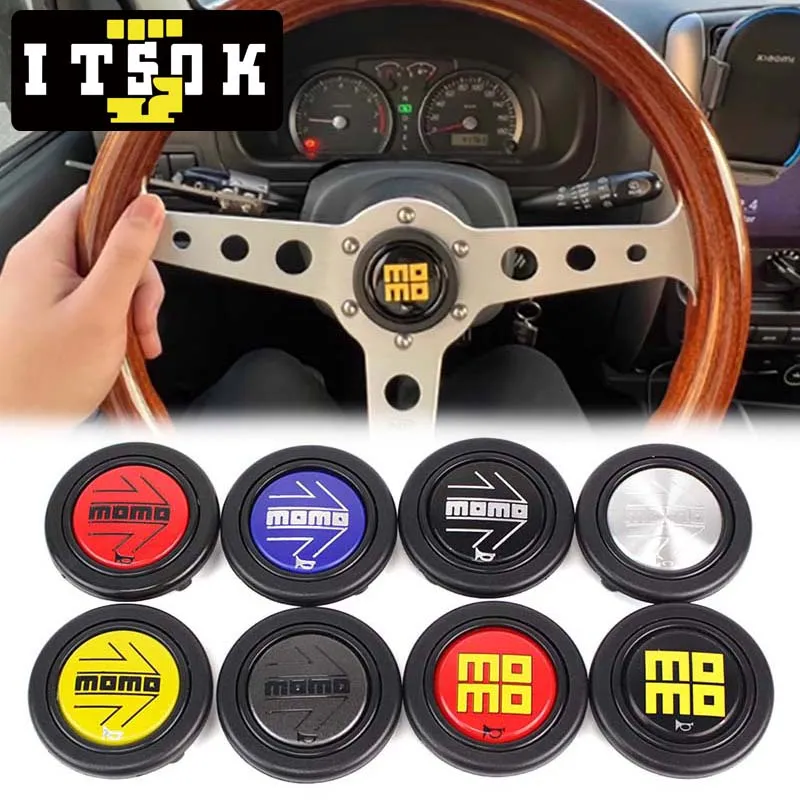 Universal Car JDM Racing Sport Drifting Steering Wheel Horn Button Switch  Push Cover With Anime - AliExpress