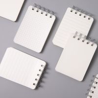 80 Sheets/Book Portable Loose-leaf Notebook Blank Line Grid with PP Cover Student Mini Memo Management Checkered Pocket Notebook
