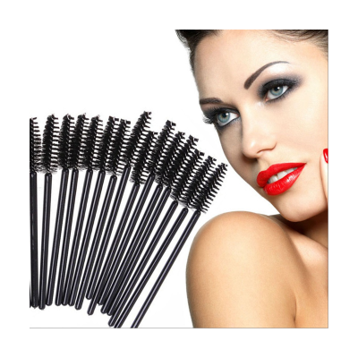 500Pcs New Makeup Brush Synthetic Fiber Disposable Eyelash Brush Mascara Applicator Stick Brush Makeup Tools