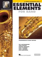 ESSENTIAL ELEMENTS FOR BAND – Bb TENOR SAXOPHONE BOOK 1 WITH EE