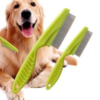 2 Pcs Flea Remover Comb Tick Remover Comb Tick Pull Pet Cat Dog Accessories Tick Tool Set Pet Lice Flea Extractor Pet Supplies Brushes  Combs