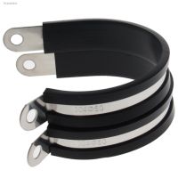 ♟ 5/8/10/pcs R-type Stainless Steel With Rubber Band Clamp Stainless Steel EDPM Rubber Suitable Diameter 28/30/32/38/40/45/50/55mm