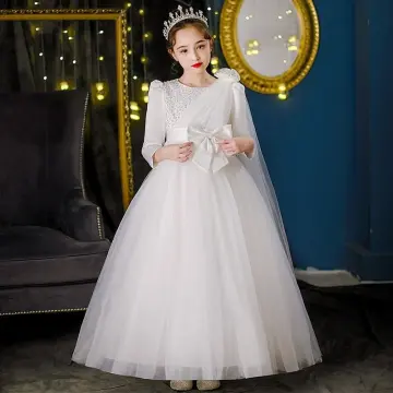 Kids Girls Dress 🇲🇾 Girls Dress Lace Pageant Prom Gown Flower