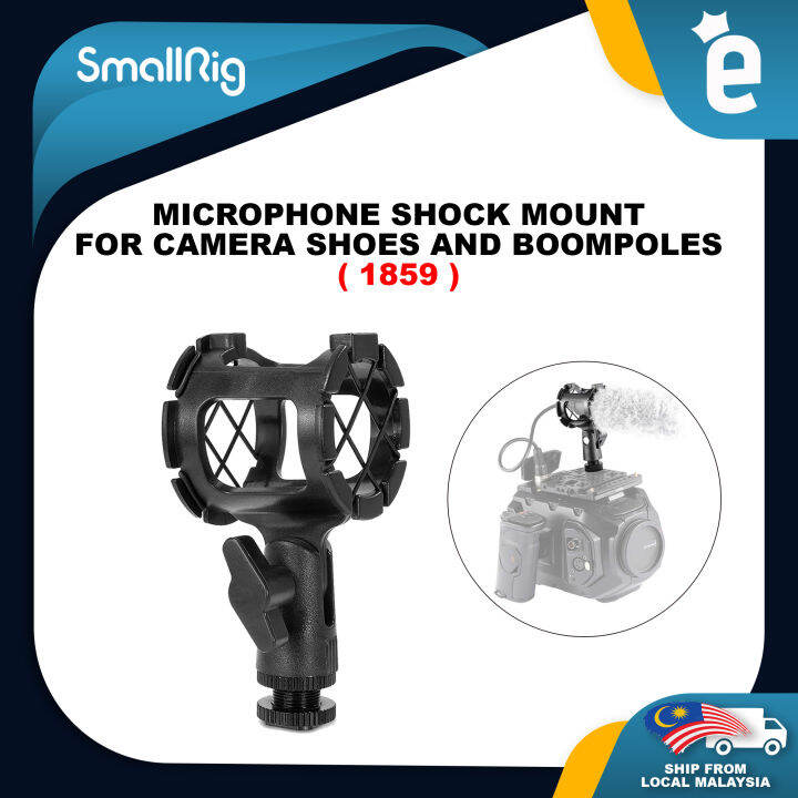SmallRig Camera Universal Microphone Suspension Shock Mount for Camera