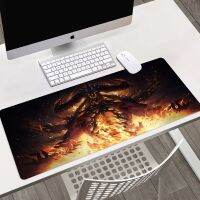 เกมยอดนิยม Diablo HD พิมพ์ Mousepad คอมพิวเตอร์ล็อคขอบคีย์บอร์ด Pad โต๊ะคอมพิวเตอร์ แผ่นรองเมาส์ขนาดใหญ่ อุปกรณ์เกม