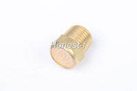 【HOT】 Aesthetic Flaunt นิวเมติก Sintered Bronze Air Breather Vent Muffler 1/8 "ชาย NPT ทองเหลือง Silencer Fitting