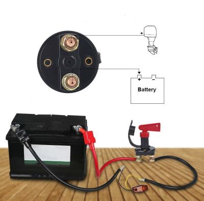 สวิตช์หลักตัดสวิตช์แบตเตอรี่รถยนต์สวิตช์แบตเตอรี่ Er 12V 24V กันน้ำสวิตซ์ตัดการเชื่อมต่อแบตเตอรี่สำหรับยานยนต์