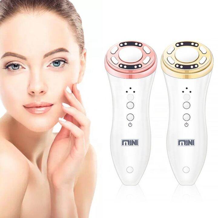 Mini Hifu Rf Ems Led Light Therapy Face Lift Skin Tightening Wrinkle Remover Ultrasound Machine