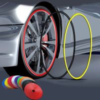 ∈ 4M / 8M Car Rim Protect Strip Wheel Edge Protector bright Matte car Wheel Sticker Tire Protection Covers Car Wheel Rims Styling