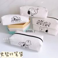 กระเป๋าดินสอผ้า Canvas ใบใหญ่พิมพ์ลาย Snoopy สไตล์ญี่ปุ่นA01-01-4