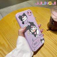 Jjlingji เคสสำหรับ OPPO A55 5G A74 5G เคสการ์ตูนคุโรมเคสมือถือนิ่มบางลายขอบสี่เหลี่ยมด้านข้างเคสซิลิโคนเคสนิ่มเคสป้องกันการกระแทก