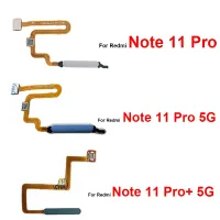 เซ็นเซอร์ตรวจสอบลายนิ้วมือสายยืดหยุ่นสำหรับ Xiaomi Redmi Note 11 11 Pro 11Pro บวก4G 5G ปุ่มเปิด/ปิดไอโฟนเซ็นเซอร์ลายนิ้วมือชิ้นส่วนเฟล็กซ์ริบบอน