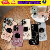 【Great. Cell phone case】 IPHONE 7 8 SE 2020 Plus X Xs Max 11 Pro Electroplated ลูกอมสีนักบินอวกาศ