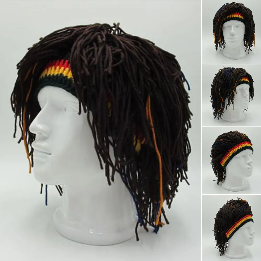 1Pc Bob Marley Reggae Jamaican Rasta Hat Dreadlocks Wig Caribbean Beret Cap  Beret Dress Apparel Accessories Fashion Style New | Lazada PH