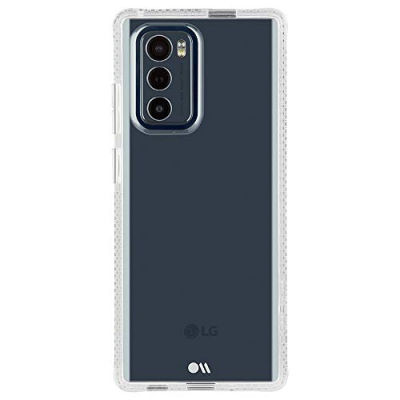 Case-Mate - Tough Plus - Case for LG Wing (5G) - 15 ft Drop Protection - Micropel - Clear