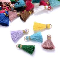 ▣ﺴ☜ 10/20/30Pcs 2cm Mini Tassel Multicolor Cotton Tassels For Jewelry DIY Earring Keychain Sewing Curtain Trim Fringe Accessories