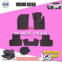 Volvo XC60 2020-ปัจจุบัน ฟรีแพดยาง พรมรถยนต์เข้ารูป2ชั้นแบบรูรังผึ้ง Blackhole Carmat (ชุดห้องโดยสาร) RUBBER PAD