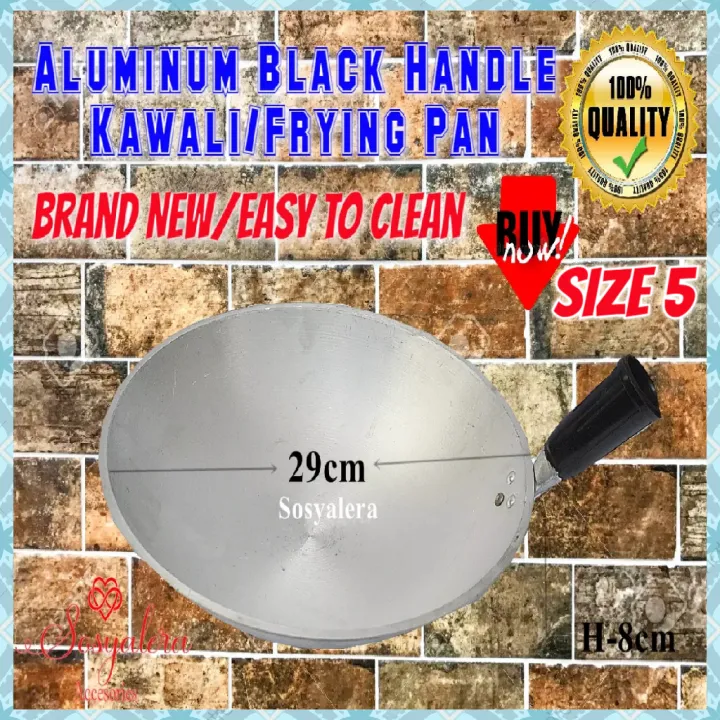 Sosyalera 8 cm x 29 cm Aluminum KAWALI Black Handle SIZE 5 frying pan