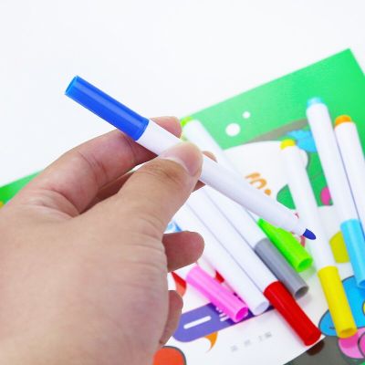 ปากกาชอล์กเหลวละลายน้ำได้12ชิ้น/เซ็ตสีสำหรับเด็กปากกาวาดกระดานไม่เป็นฝุ่นอุปกรณ์สำหรับครู