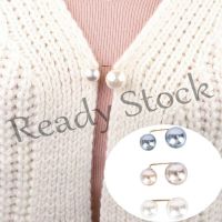 【hot sale】 ℗ B36 3Pcs Fashion Pearl Brooch / Anti-Glare Safety Brooch Pins / Neckline Buckle Jewelry