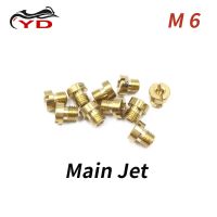 【hot】▣  10Pcs Motorcycle Carburetor Main Jet 6mm Thread DellOrto    Injector Nozzle Size 55-130