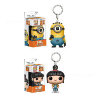 Despicable Me พวงกุญแจ Agnes Minions อะนิเมะรูปจี้ Key Chain สำหรับแฟนเด็ก