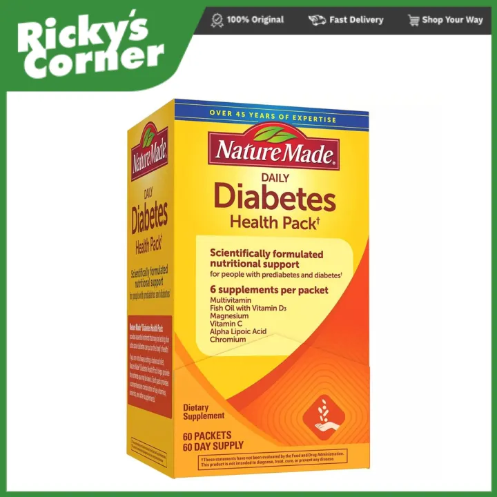 Nature Made Daily Diabetes Health Pack 60 Packets Lazada Ph