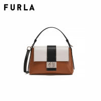 FURLA กระเป๋าสะพายผู้หญิง รุ่น CHARLOTTE S SHOULDER BAG TANGERINE